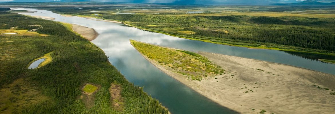 Fly to Great Kobuk Sand Dunes, Kobuk Valley National Park, Alaska, USA