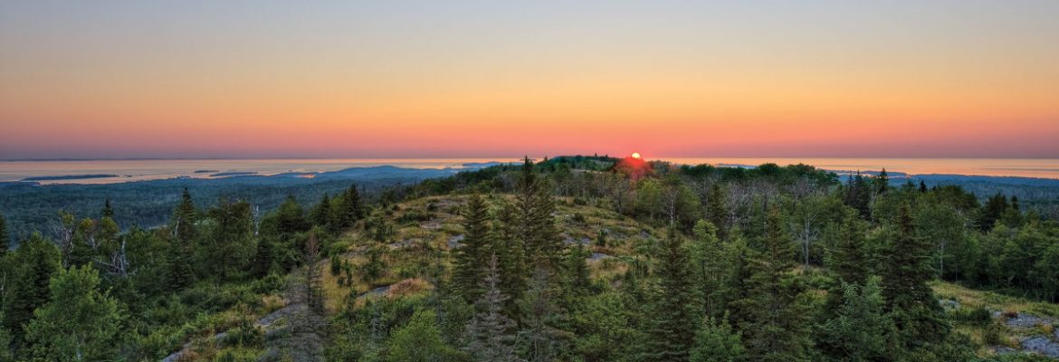 Greenstone Ridge Trail, Isle Royale National Park, Michigan, USA