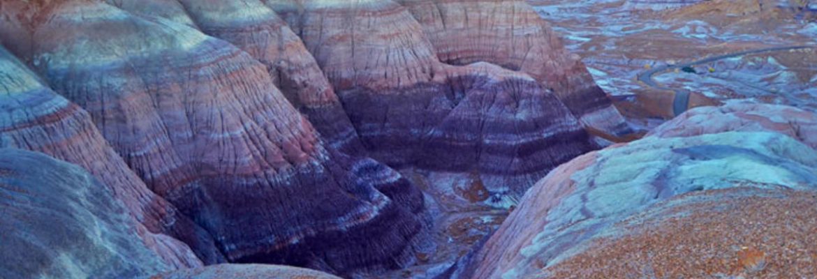 Blue Mesa Trailhead, Petrified Forest National Park, Arizona, USA