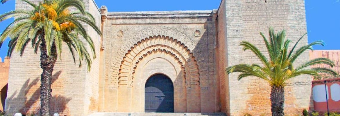 Porch door Alruah, Rabat, Morocco
