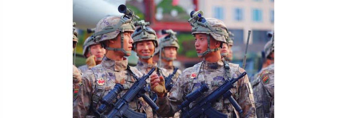 Chinese People’s Liberation Army Forces Hong Kong Building