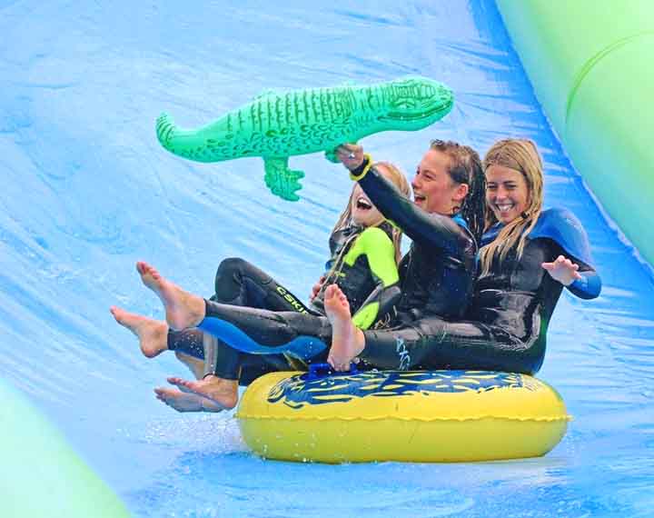 Giant Slip and Slide Cornwall - Heroes Of Adventure