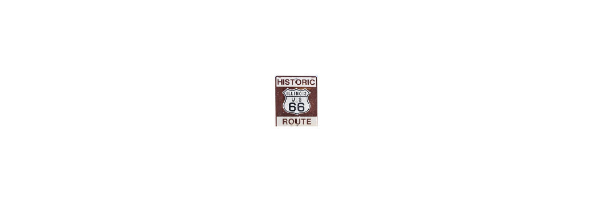 Historic Route 66 End Sign
