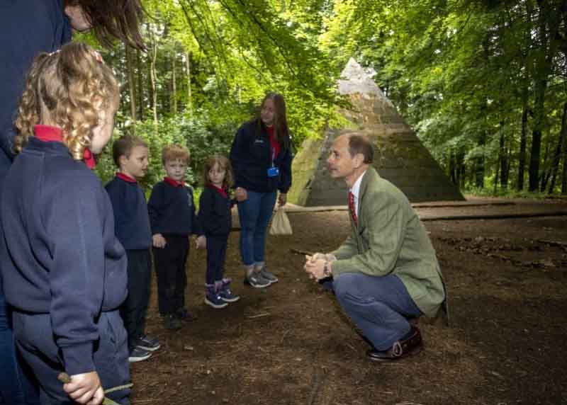 The Duke meets with Pupils from Peoples Forrest School, Garvagh